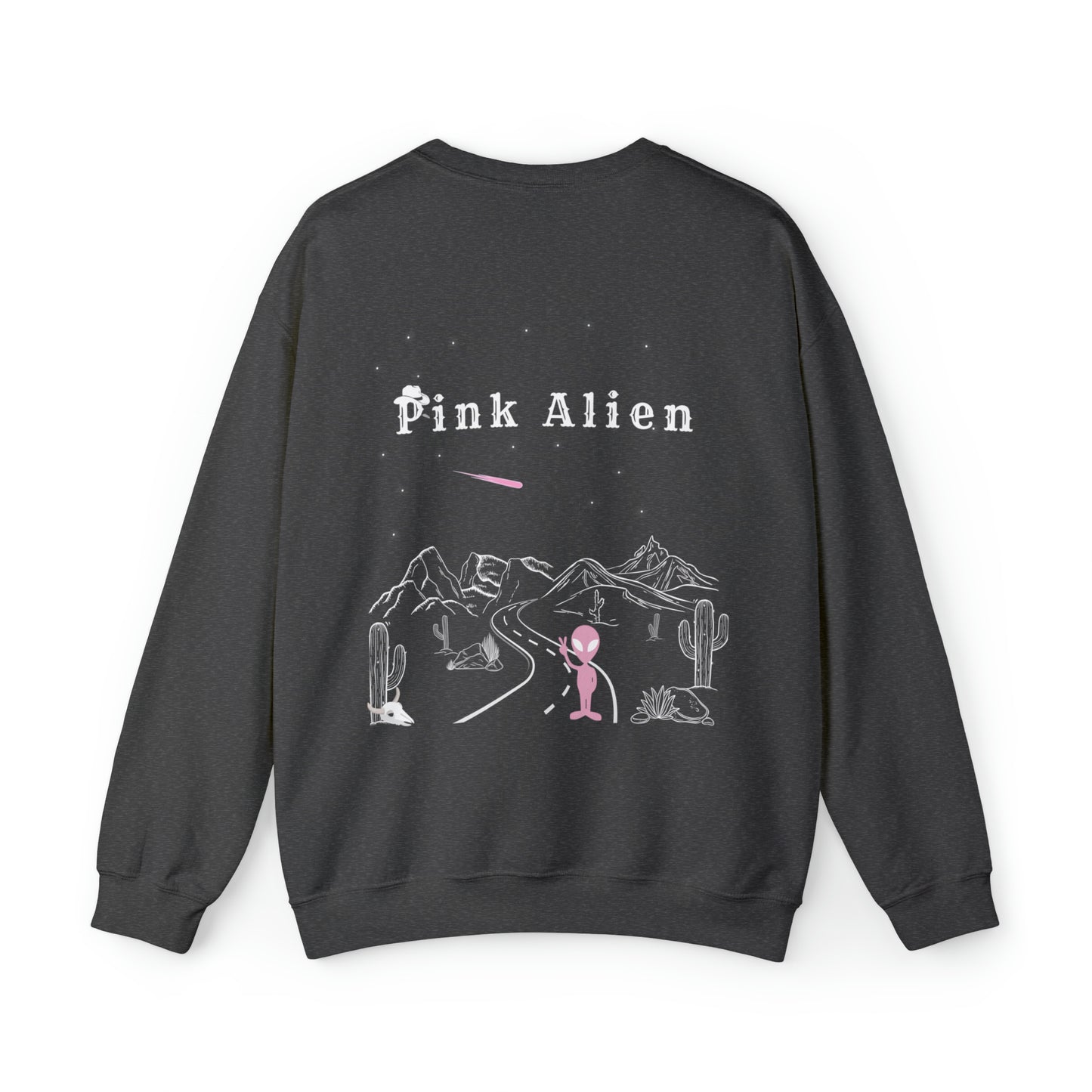 Pink Alien Western Crewneck