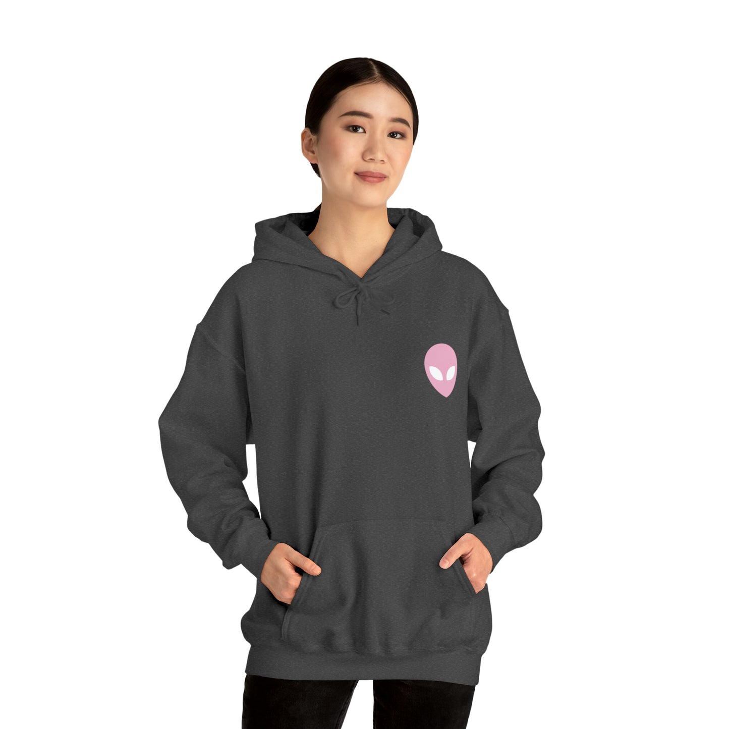 Pink Alien Basic Hoodie