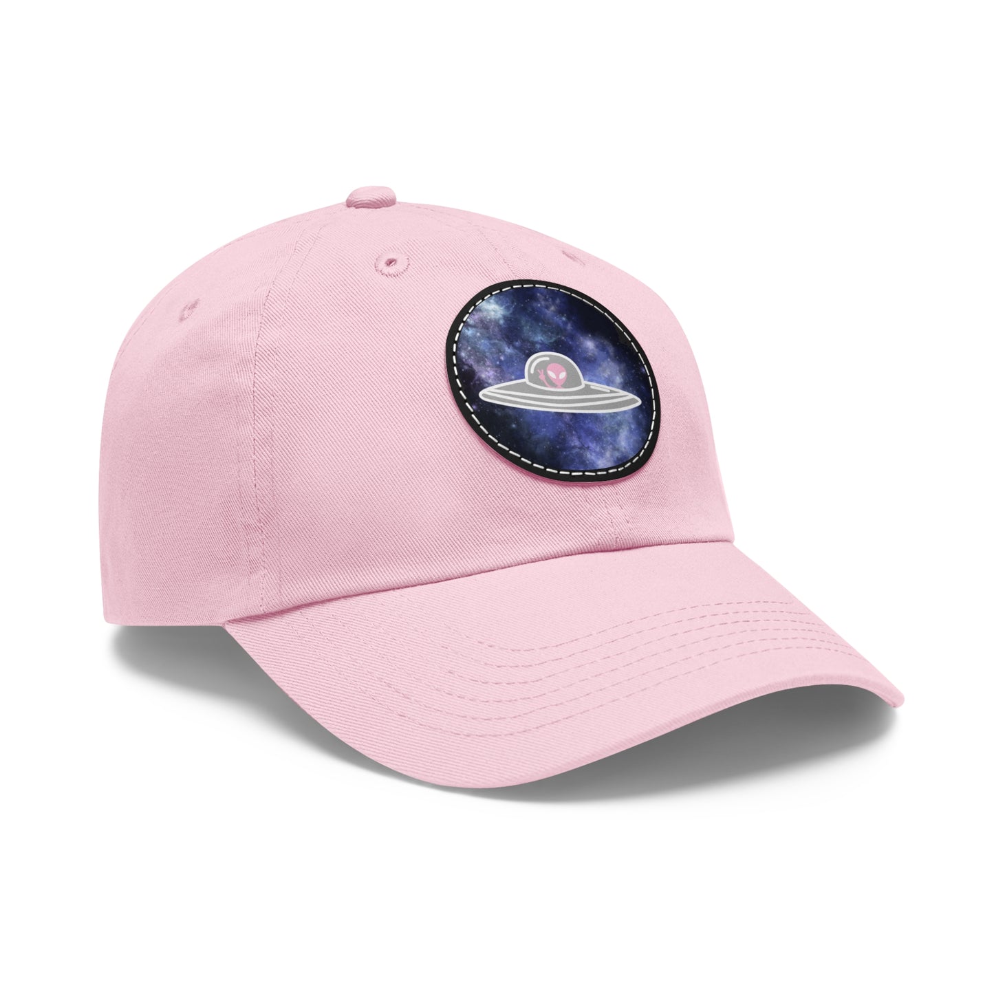 Pink Alien Spaceship Patch Hat