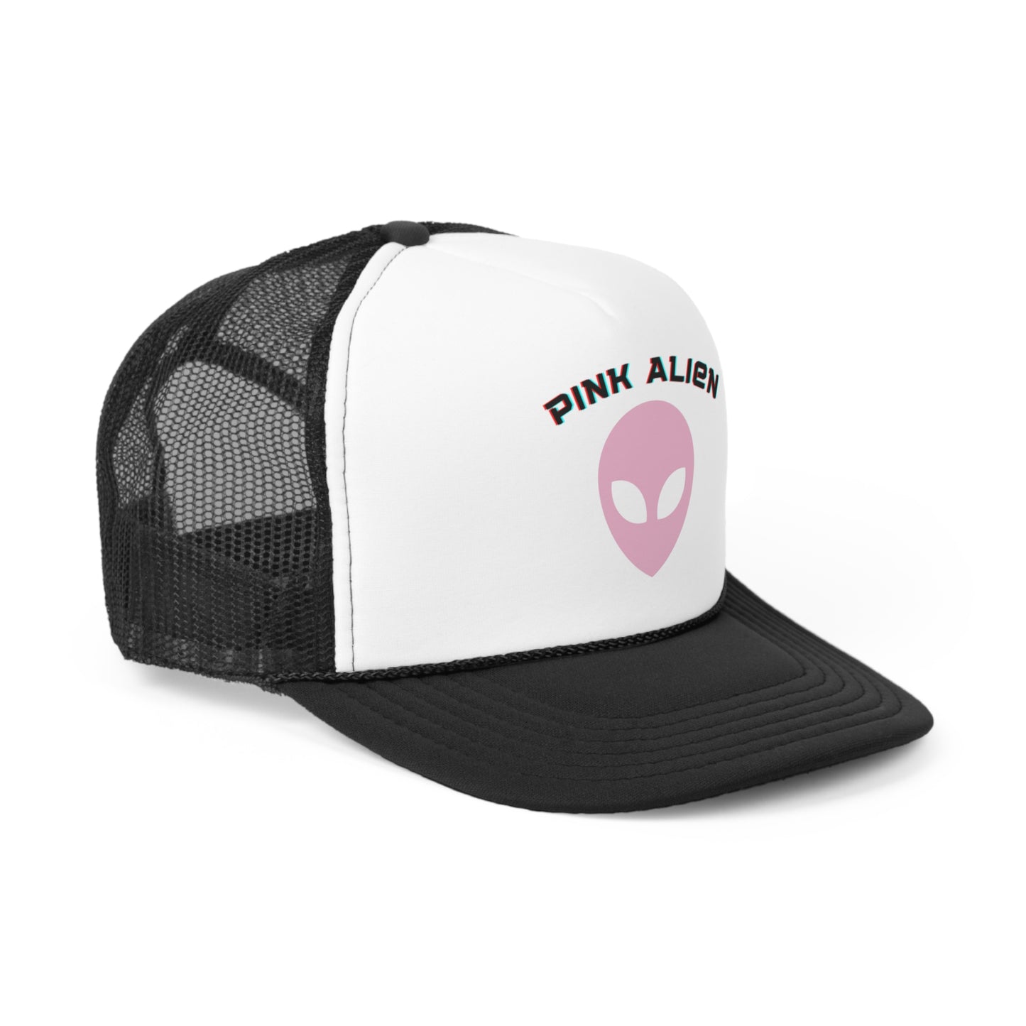 Pink Alien Basic Trucker Hat